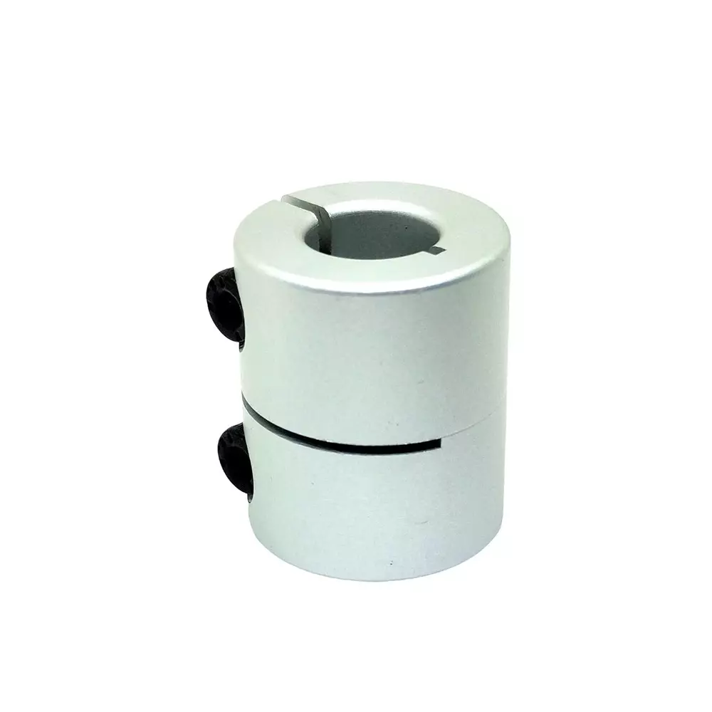 invento-rigid-self-centering-shaft-coupling-aluminium-25-mm-outer-diameter-30-mm-length-silver-isc-184-n1-pack-of-2-pcs