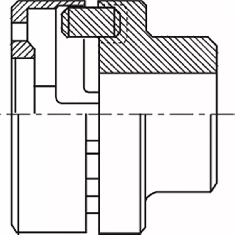 Mitsuboshi Nomex FE Type Chan Coupling Overall Length 71.5 mm, Max Torque 88.3 Nm, 8000 RPM, FE82