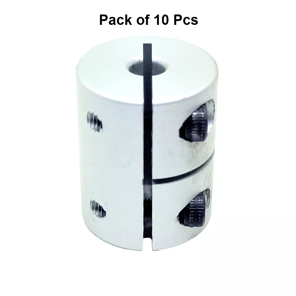 invento-rigid-self-centering-shaft-coupling-aluminum-20-mm-outer-diameter-25-mm-length-silver-isc-016-n5-pack-of-10-pcs