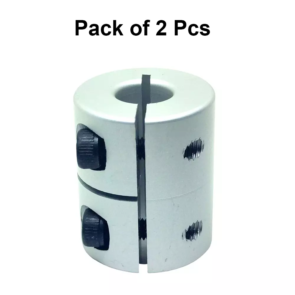 invento-rigid-self-centering-shaft-coupling-aluminium-25-mm-outer-diameter-30-mm-length-silver-isc-287-n1-pack-of-2-pcs