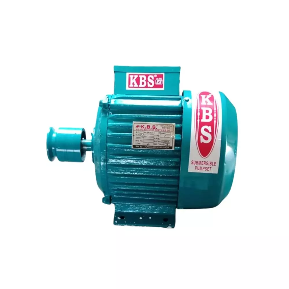 K.B.S. Foot Mounted Electric Motor Single Phase 3 HP Power and 162 Frame Size