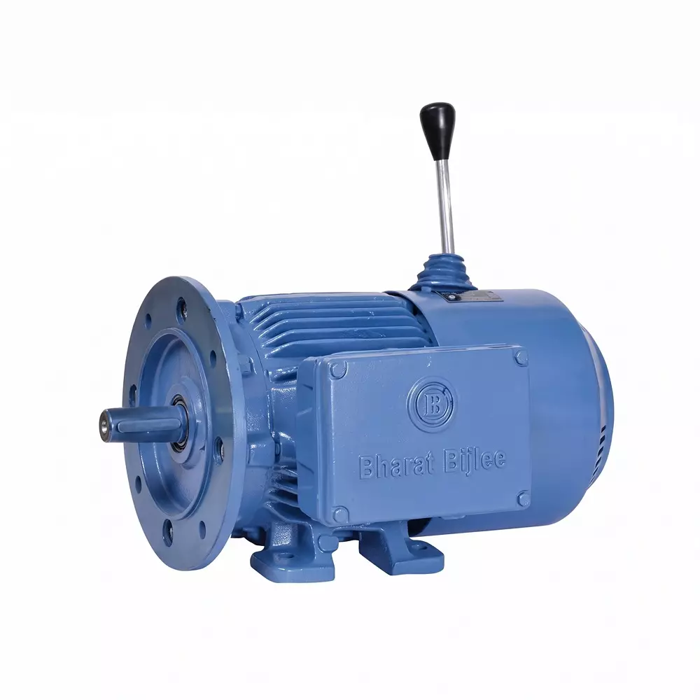 Bharat Bijlee External Brake Motor 20 Brake Size 160M Frame Size 17.7 HP (13.2 kW) Power 4 Pole 1500 RPM F Class Insulation Foot Mounted Three Phase, MY16M4C3CT0H0