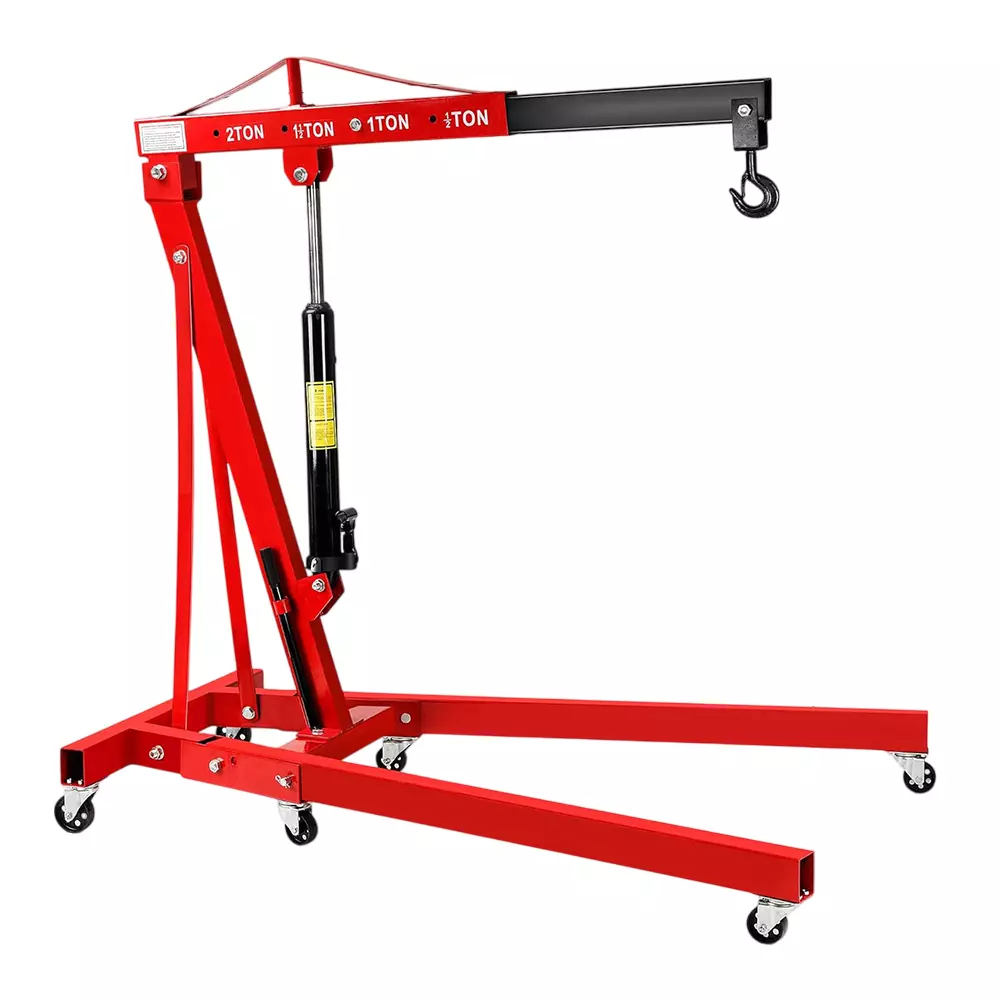 Boltz Corporation Hydraulic Engine Crane 2000 Kg Load Capacity with 2450 mm Lifting Height