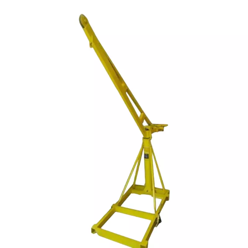 Boltz Corporation Construction Monkey Crane Frame Without Motor 500 Kg Load Capacity 360° Rotating with 60 Kg Heavy Duty Frame