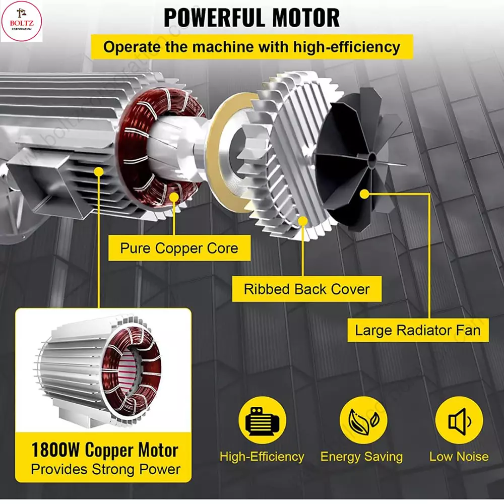 Boltz Corporation Construction Monkey Crane with 3.0 kW Electric KCD Winch 500–1000 Kg Capacity 8 mm Rope Dia, and 50 m Length