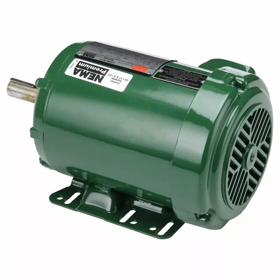 Dayton 1-1/2 HP Three Phase General Purpose Farm Duty Motor, 35Z917