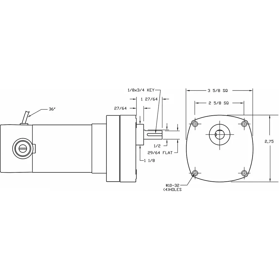 dayton-dc-gearmotor-parallel-90-v-dc-tenv-5-rpm-6z911