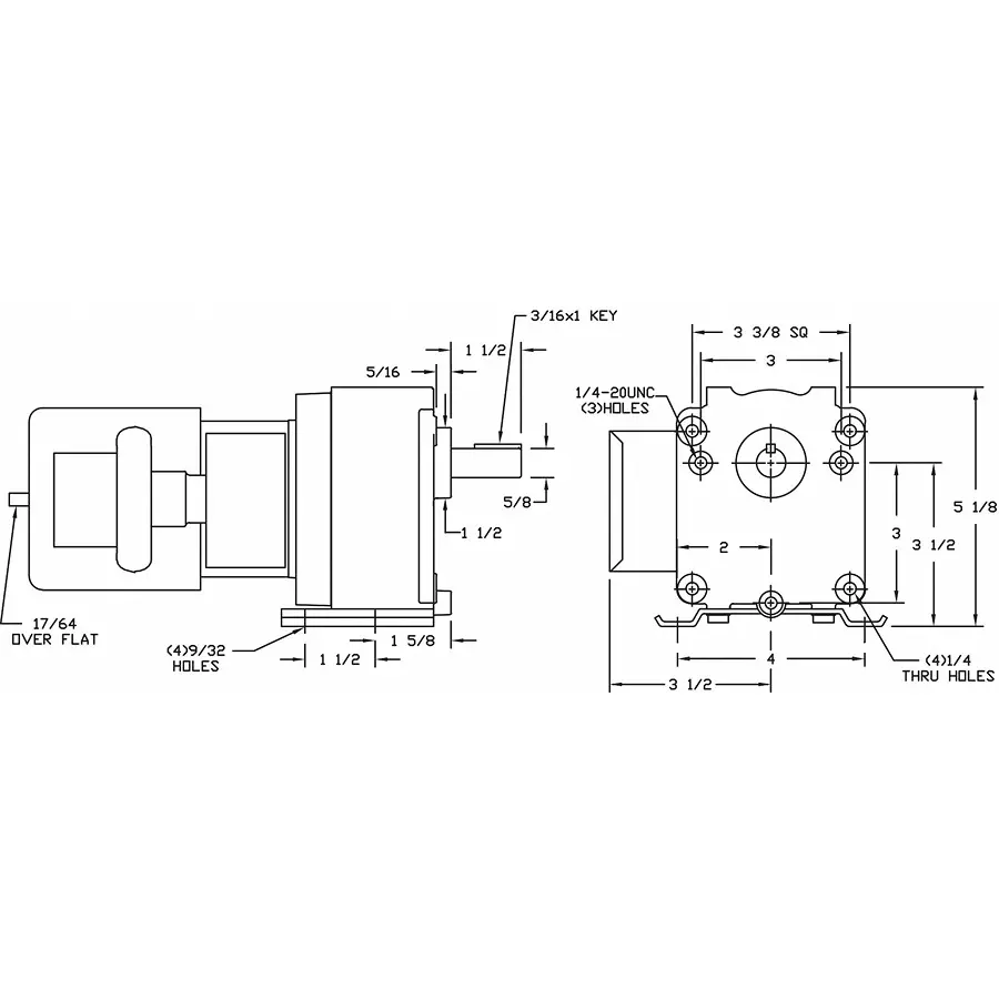 dayton-parallel-single-output-shaft-psc-30-rpm-ac-gearmotor-4z519