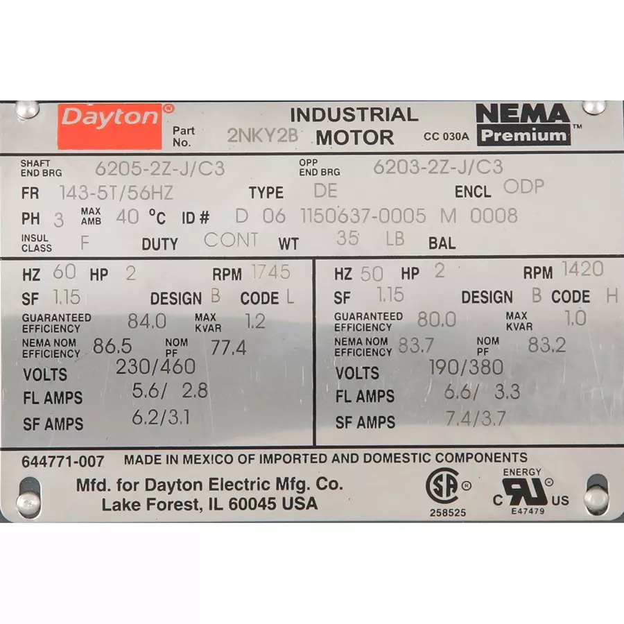 dayton-2-hp-rigid-base-mount-open-dripproof-general-purpose-motor-2nky2