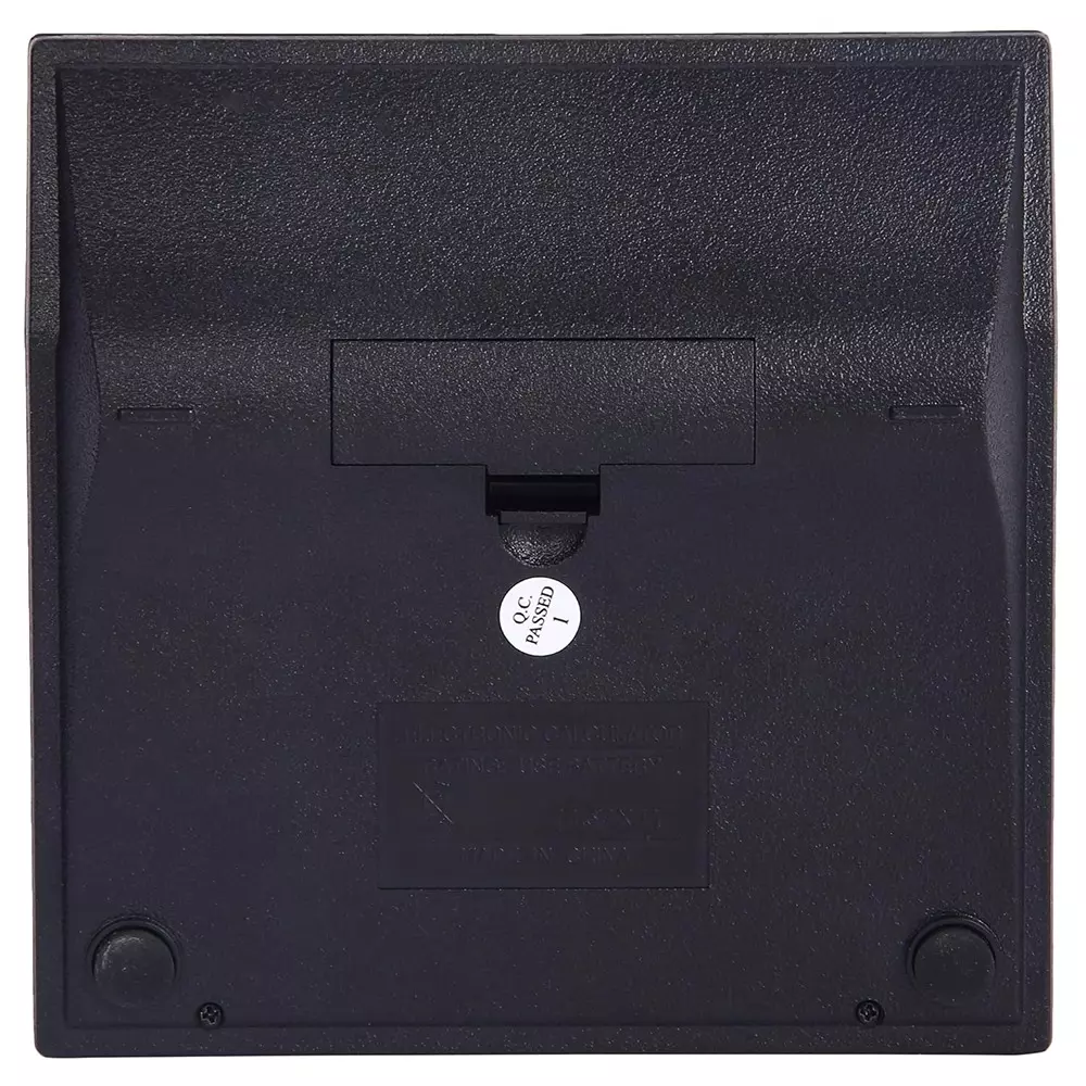 Saya Check and Correct Basic Desktop Calculator Black Plastic 9.5 cm LCD Solar & Battery Power Source for Office & Collage Use, SY-C512GT1