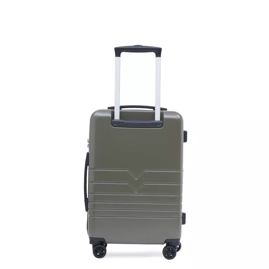 SWISS MILITARY Arctic Elite 44 L Olive Polycarbonate Spinner Suitcase, ARCTIC_HTL142_OLV_55CM