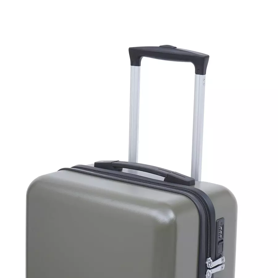SWISS MILITARY Arctic Elite 44 L Olive Polycarbonate Spinner Suitcase, ARCTIC_HTL142_OLV_55CM