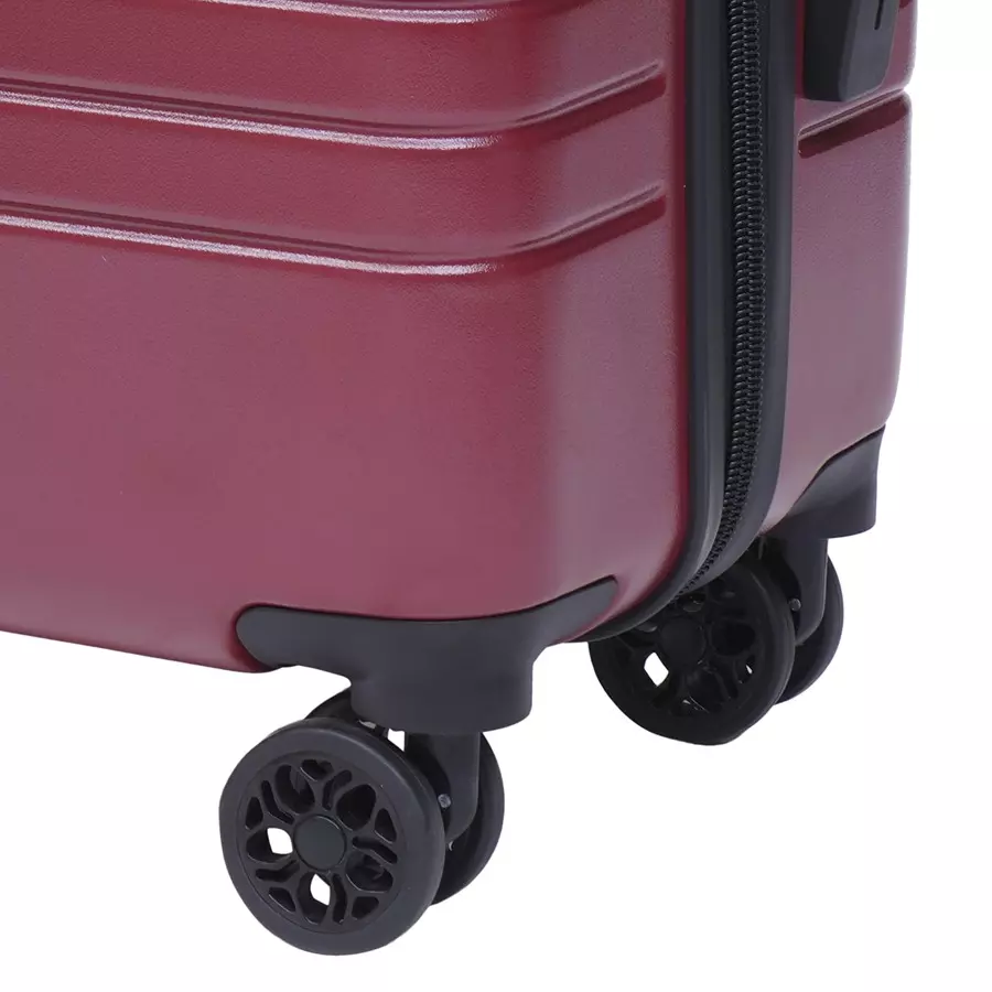 SWISS MILITARY Arctic Elite 44 L Wine Polycarbonate Spinner Suitcase, ARCTIC_HTL142_WNE_55CM
