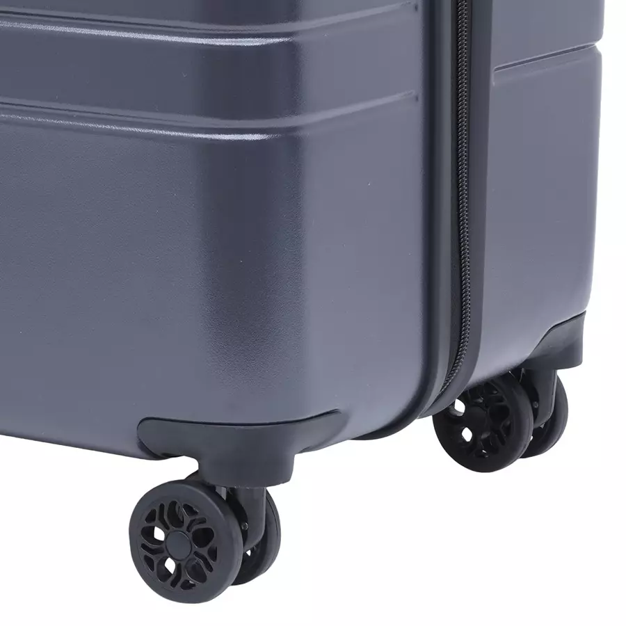 SWISS MILITARY Arctic Elite 103 L Grey Polycarbonate Spinner Suitcase, ARCTIC_HTL144_GRY_75CM