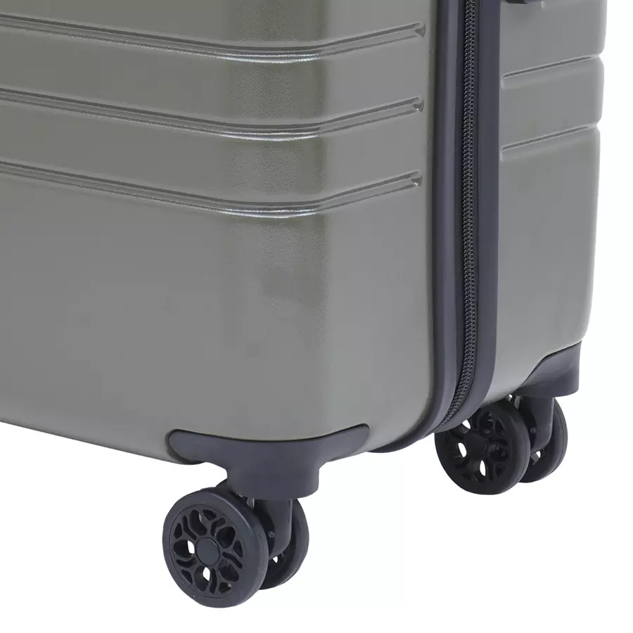 SWISS MILITARY Arctic Elite 103 L Olive Polycarbonate Spinner Suitcase, ARCTIC_HTL144_OLV_75CM