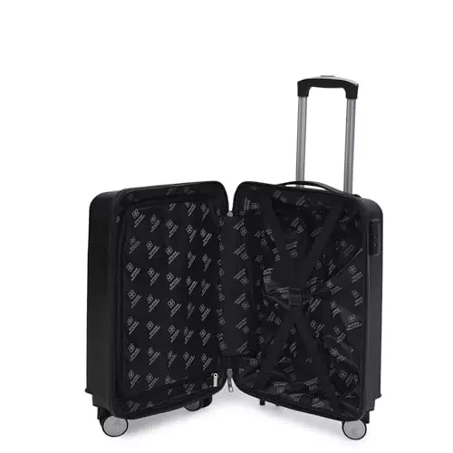 swiss-military-44-l-miles-pro-hard-trolley-luggage-bag-polypropylene-body-with-anti-theft-3-dial-lock-360-spinner-wheels-size-55-cm-black