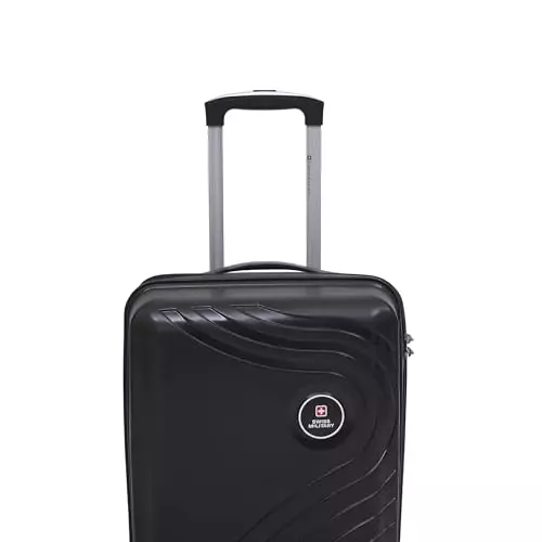 swiss-military-44-l-miles-pro-hard-trolley-luggage-bag-polypropylene-body-with-anti-theft-3-dial-lock-360-spinner-wheels-size-55-cm-black