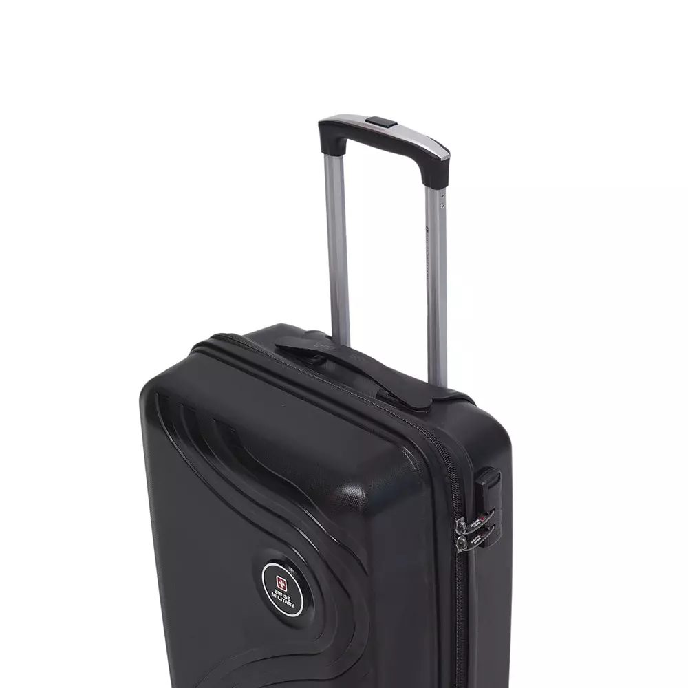 swiss-military-44-l-miles-pro-hard-trolley-luggage-bag-polypropylene-body-with-anti-theft-3-dial-lock-360-spinner-wheels-size-55-cm-black