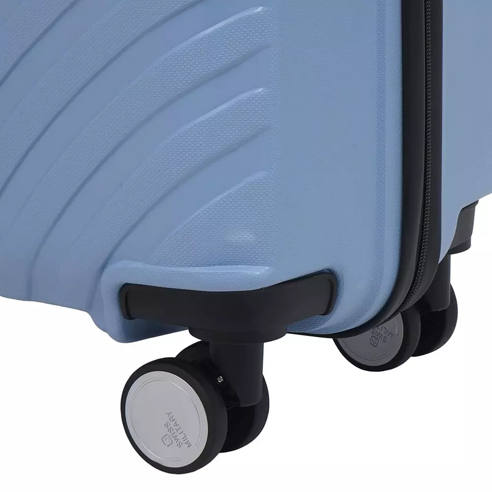 swiss-military-64-l-miles-pro-hard-trolley-luggage-bag-polypropylene-body-with-anti-theft-3-dial-lock-360-spinner-wheels-size-65-cm-grey