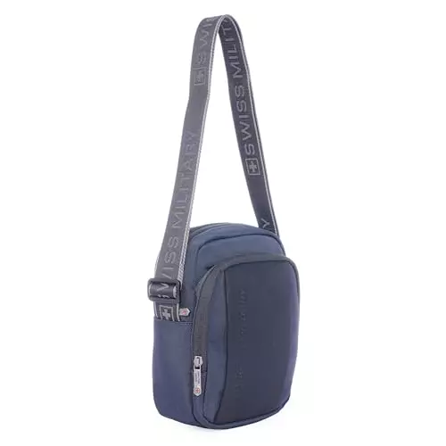 swiss-military-4-l-trail-cross-body-sling-bag-black-gold-collection-1680d-polyester-body-with-adjustable-shoulder-strap-keychain-holder-navy-blue