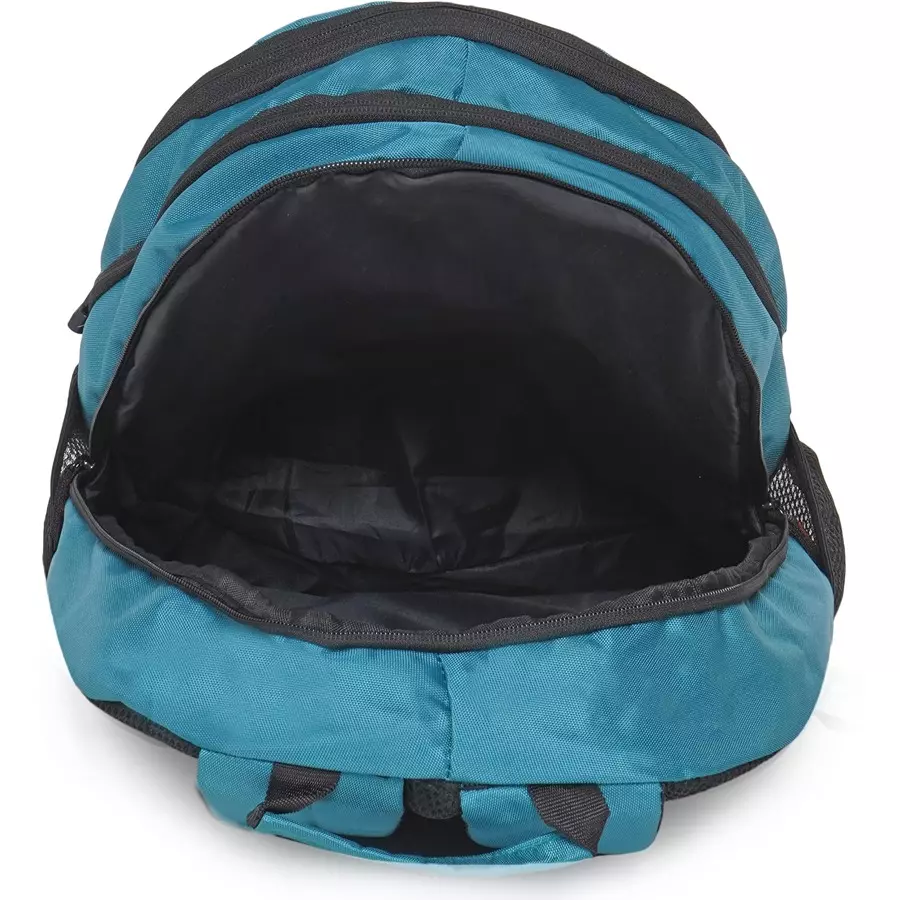 SWISS MILITARY Zeta 25 L Teal Polyester Laptop Bagpack with Raincover, ZETA_LBP1006_TEAL_27LTR