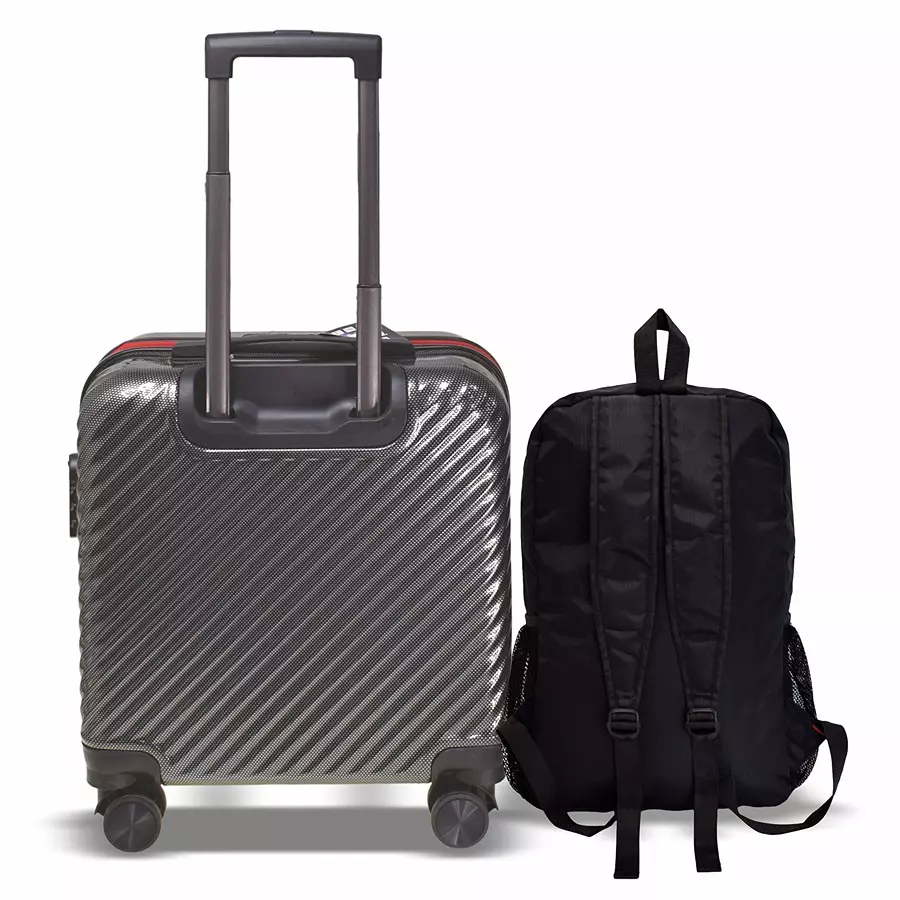swiss-military-combo-of-cabin-luggage-bag-trolley-bag-suitcase-for-travel-45-cms-17-inches-33l-grey-foldable-backpack-space-saving-design-lightweight-foldable-bag-132l-black-1