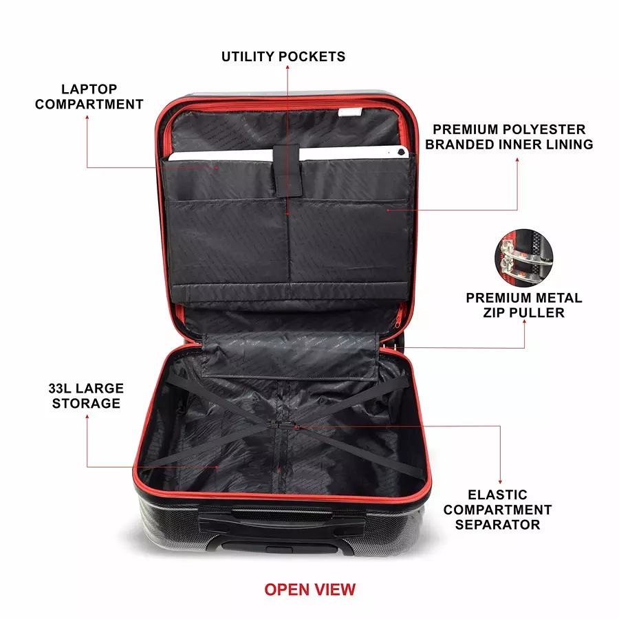 swiss-military-combo-of-cabin-luggage-bag-trolley-bag-suitcase-for-travel-45-cms-17-inches-33l-grey-foldable-backpack-space-saving-design-lightweight-foldable-bag-132l-black-1