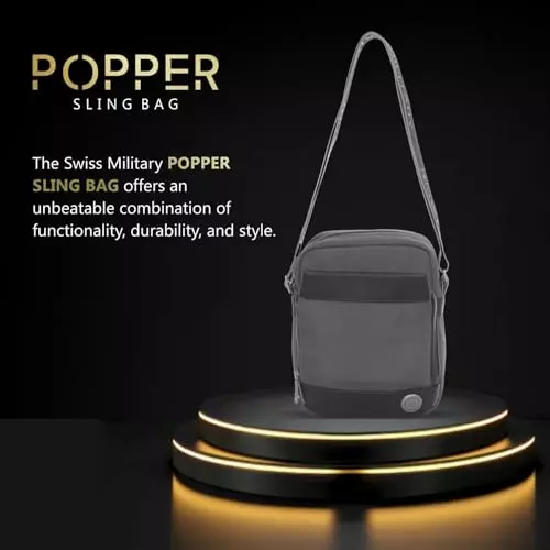 swiss-military-5-l-popper-cross-body-sling-bag-black-gold-collection-1680d-polyester-with-pu-trim-and-leatherette-front-body-grey