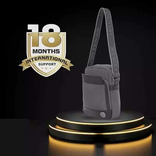 swiss-military-5-l-popper-cross-body-sling-bag-black-gold-collection-1680d-polyester-with-pu-trim-and-leatherette-front-body-grey