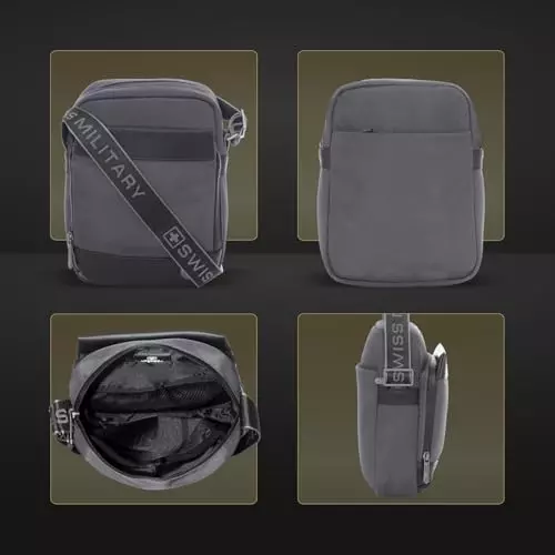 swiss-military-5-l-popper-cross-body-sling-bag-black-gold-collection-1680d-polyester-with-pu-trim-and-leatherette-front-body-grey