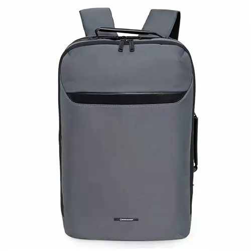 swiss-military-23-l-quartic-laptop-backpack-polyester-body-with-quick-access-pockets-adjustable-shoulder-straps-type-c-charging-port-grey