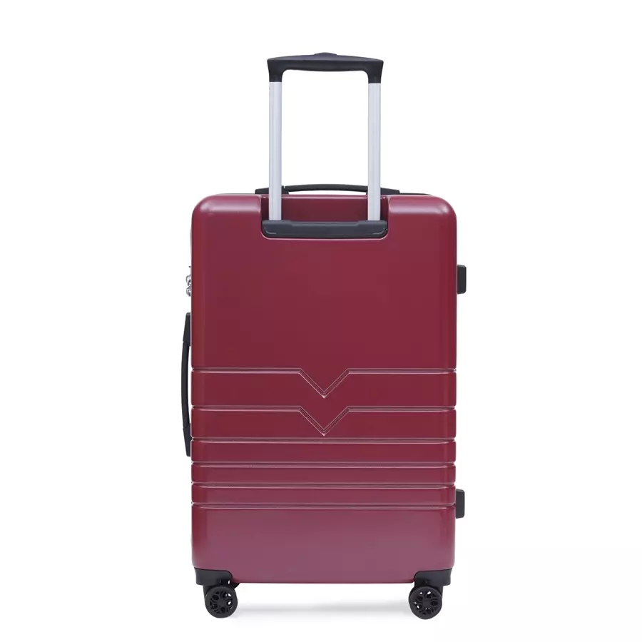 SWISS MILITARY Arctic Elite 68 L Wine Polycarbonate Spinner Suitcase, ARCTIC_HTL143_WNE_65CM