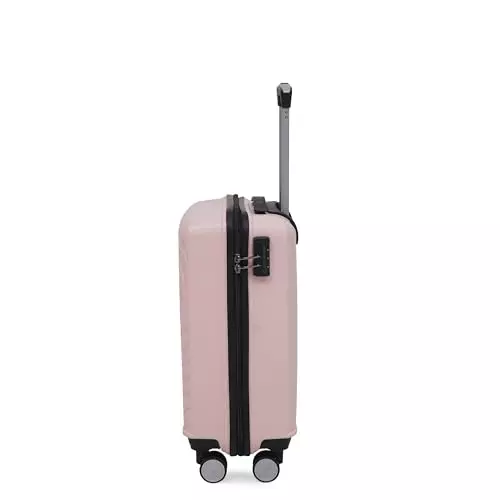 swiss-military-44-l-miles-pro-hard-trolley-luggage-bag-polypropylene-body-with-anti-theft-3-dial-lock-360-spinner-wheels-size-55-cm-peach