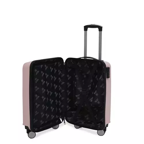 swiss-military-44-l-miles-pro-hard-trolley-luggage-bag-polypropylene-body-with-anti-theft-3-dial-lock-360-spinner-wheels-size-55-cm-peach