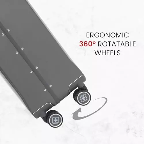 swiss-military-43-l-thames-anti-theft-zipperless-trolley-bag-black-gold-collection-water-resistant-makrolon-polycarbonate-body-with-free-cover-grey