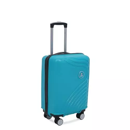 swiss-military-44-l-miles-pro-hard-trolley-luggage-bag-polypropylene-body-with-anti-theft-3-dial-lock-360-spinner-wheels-size-55-cm-teal