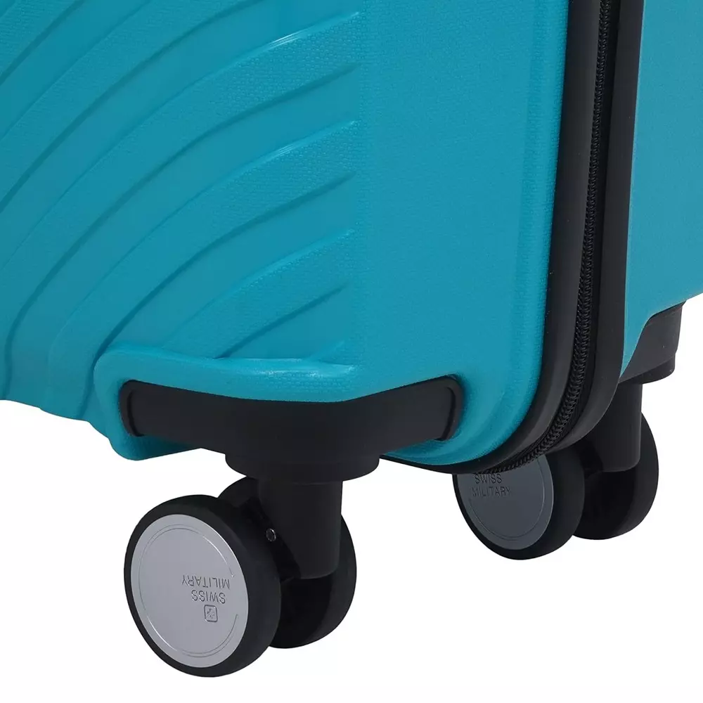 swiss-military-44-l-miles-pro-hard-trolley-luggage-bag-polypropylene-body-with-anti-theft-3-dial-lock-360-spinner-wheels-size-55-cm-teal