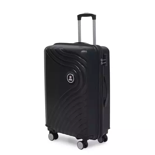 swiss-military-64-l-miles-pro-hard-trolley-luggage-bag-polypropylene-body-with-anti-theft-3-dial-lock-360-spinner-wheels-size-65-cm-black
