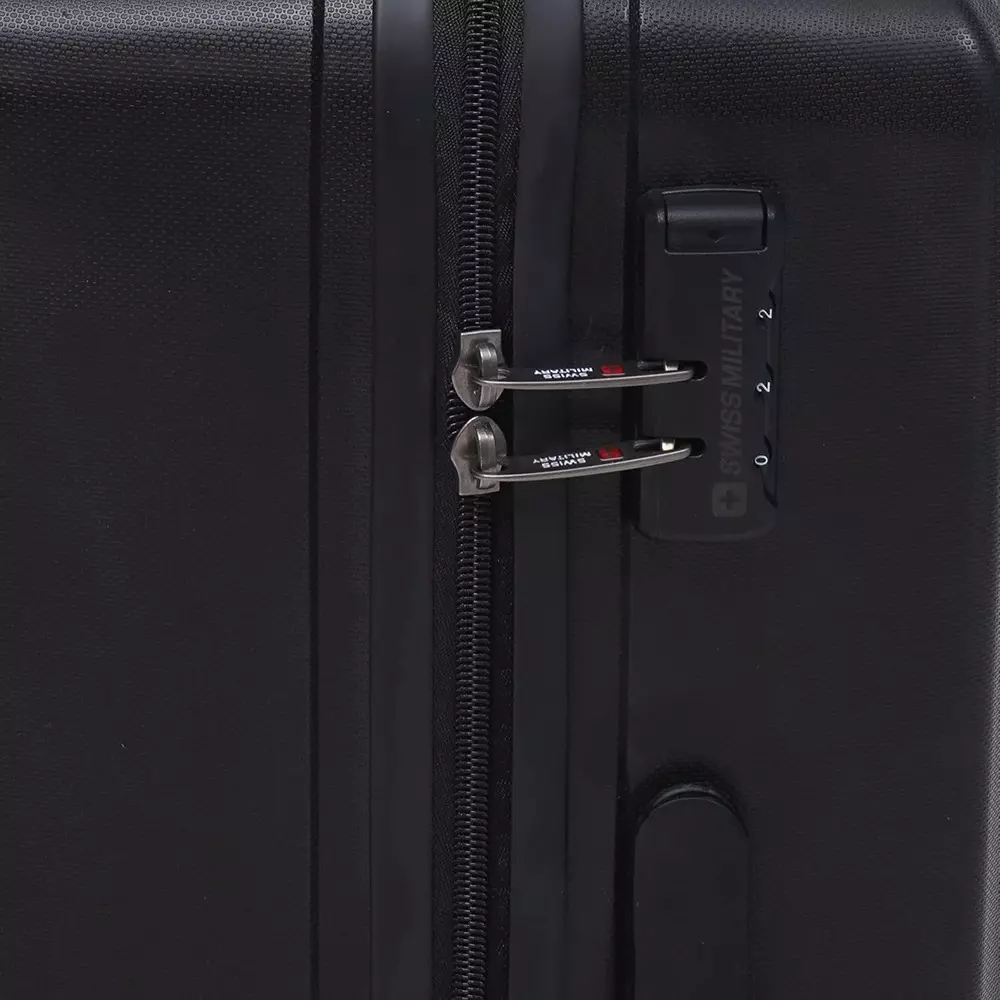 swiss-military-64-l-miles-pro-hard-trolley-luggage-bag-polypropylene-body-with-anti-theft-3-dial-lock-360-spinner-wheels-size-65-cm-black