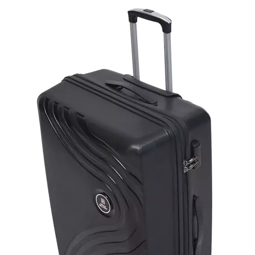 swiss-military-97-l-miles-pro-hard-trolley-luggage-bag-polypropylene-body-with-anti-theft-3-dial-lock-360-spinner-wheels-size-75-cm-black