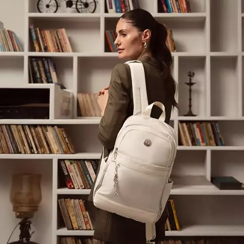 swiss-military-15-l-oasis-laptop-backpack-black-gold-collection-polyester-and-pu-trim-body-with-organizer-pockets-elastic-bottle-holder-card-pocket-white