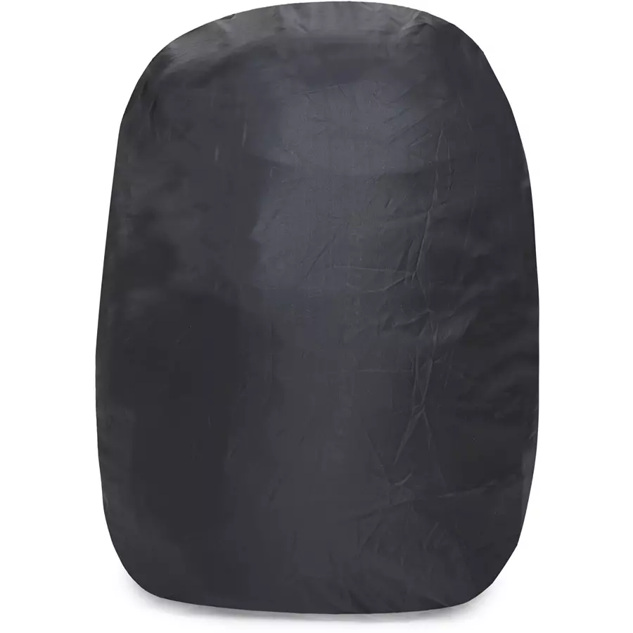 SWISS MILITARY Zeta 25 L Black Polyester Laptop Bagpack with Raincover, ZETA_LBP1006_BLK_27LTR