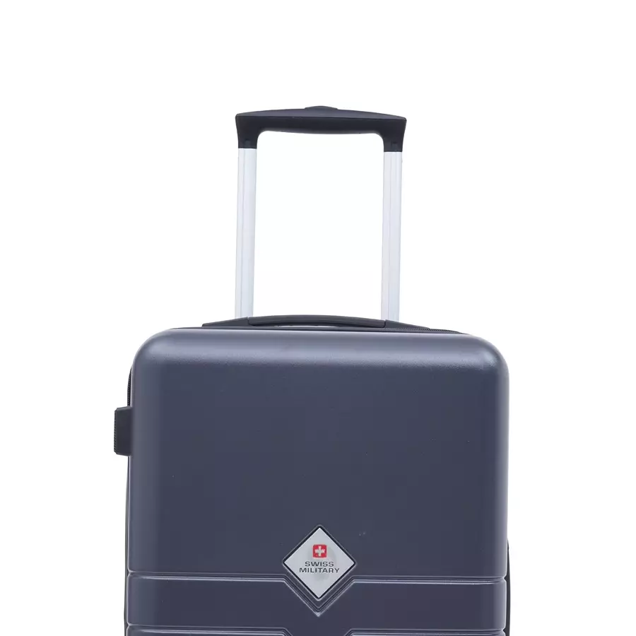 SWISS MILITARY Arctic Elite 44 L Grey Polycarbonate Spinner Suitcase, ARCTIC_HTL142_GRY_55CM