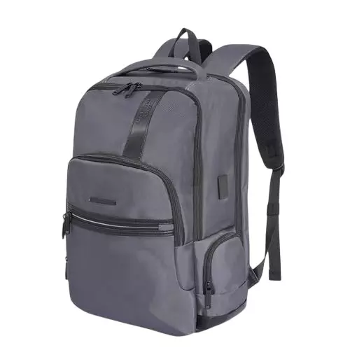 SWISS MILITARY 29 L Blaze Laptop Backpack Black Gold Collection with USB Charging Port, Chest Strap for 15.6 inch Laptops, Grey