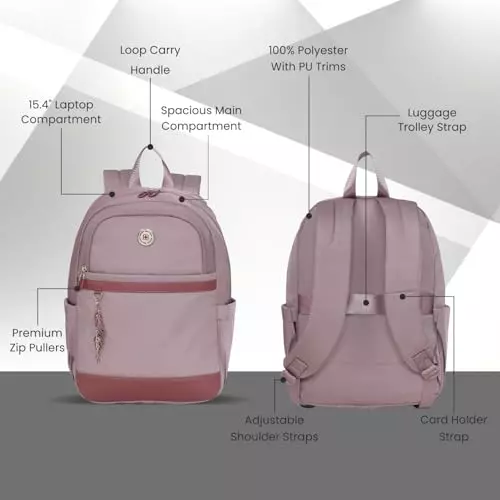 swiss-military-15-l-oasis-laptop-backpack-black-gold-collection-polyester-and-pu-trim-body-with-organizer-pockets-elastic-bottle-holder-card-pocket-purple