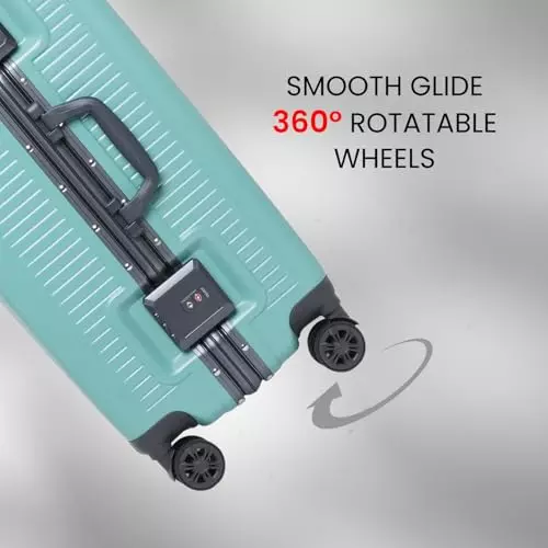 swiss-military-76-l-kinetic-hard-trolley-bag-black-gold-collection-polycarbonate-body-with-aluminium-frame-tsa-lock-medium-size-24-inch-green