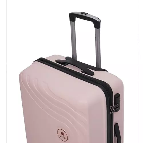 swiss-military-64-l-miles-pro-hard-trolley-luggage-bag-polypropylene-body-with-anti-theft-3-dial-lock-360-spinner-wheels-size-65-cm-peach