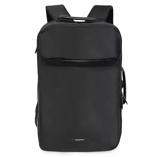 swiss-military-23-l-quartic-laptop-backpack-polyester-body-with-quick-access-pockets-adjustable-shoulder-straps-type-c-charging-port-black