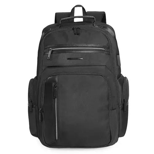 swiss-military-29-l-sage-laptop-backpack-water-resistant-polyester-body-with-usb-port-and-anti-theft-pocket-trolley-strap-black