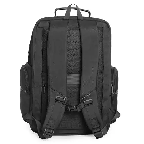 swiss-military-29-l-sage-laptop-backpack-water-resistant-polyester-body-with-usb-port-and-anti-theft-pocket-trolley-strap-black